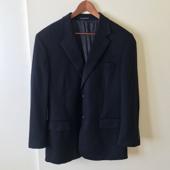 Vintage Club Room Men's Wool Silk Blazer Sz 42R - Picture 2 of 8
